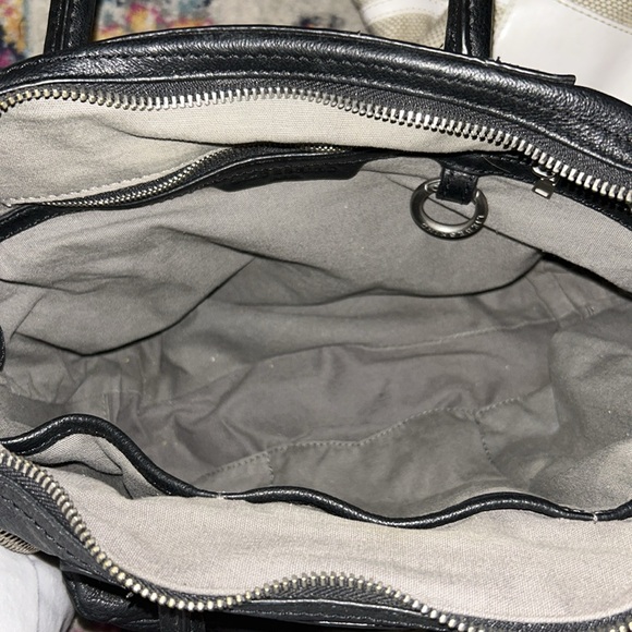 Lieberskind black leather satchel bag. Soft and supple bag with storage - Picture 7 of 11